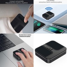 Square Mouse Rechargeable Type C Two Bluetooth-compatible Mode Programmable picture