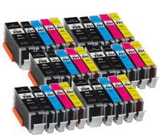 30PK XL Ink Tanks + chip for Canon PGI 250 CLI 251 MX722 MG6420 MG5420 MG5422 MX picture