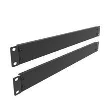 Jingchengmei 2 Pack 1U Metal Disassembled Blank Panel 2P Panel, Black  picture