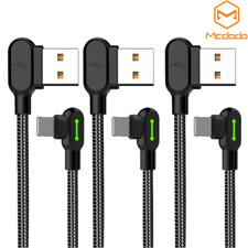 Mcdodo 90 Degree Elbow USB Cable Charger Cord For iPhone 6 7 8 X 11 12 13 14 Pro picture