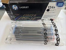 HP 124A Q6000A Black LaserJet Toner Cartridge Open Box Untested picture