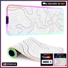 ITNRSIIET RGB Gaming Mouse Pad, Full Desk XL Extended Large Gaming Mousepad, 12 picture