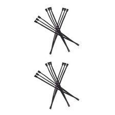 6Pcs Black Fan Splitter Cable Durable 1 to 3 Adapter for Pc Cooling System picture