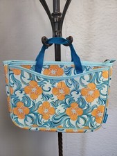 Lilly Pulitzer Neoprene Laptop Tote Satchel Messenger Bag Elephants 11 x 16 picture