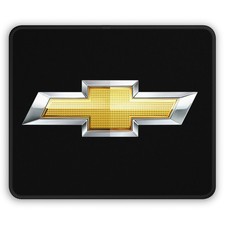 Chevrolet Bowtie Mouse Pad | Chevy Fan Gift Stitched Edges Non-Slip 9x7 picture