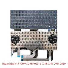 1pc For Razer Blade 15 RZ09-02385 02386 0288 0301 2018 2019 Keyboard Backlit New picture