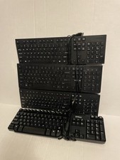 Lot Of 4 Black Usb Keyboards picture