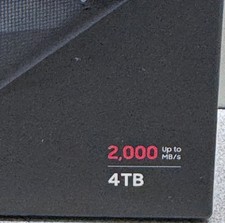 Samsung - T9 Portable SSD 4TB, Up to 2,000MB/s, USB 3.2 Gen2 - Black picture