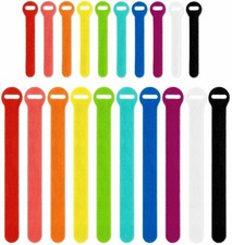 Wrap It Storage Self Gripping Cable Ties (20 Pack) Multi Color picture