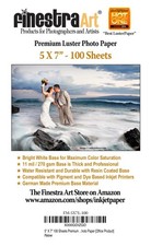5 X 7 Premium Luster Inkjet Photo Paper - 100 Sheets picture