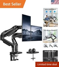 Dual Monitor Stand, Fully Adjustable Gaming Monitor Desk Mount for 13–27″ Com... picture