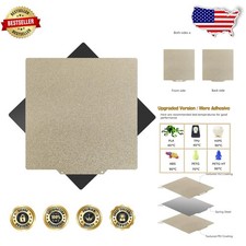 Durable 410x410mm Textured Build Surface - Magnetic Sticker, High Adhesion picture