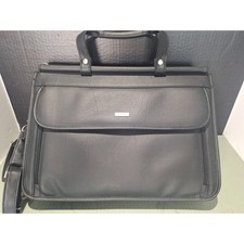 Solo Expandable Business Briefcase Laptop Document Bag Shoulder Strap 16.75 picture
