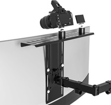 16 inch VESA Monitor Mount Shelf for Streaming - Holds Cameras, Webcams,...  picture