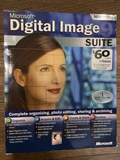 Microsoft Digital Image Suite 9: Windows OS, Excellent, w/ CD Set picture