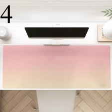 1pc Gradient Color Large Mouse Mat Waterproof Silicone Mouse Pad Keyboard Mat picture