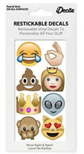 iDecoz Emoji Reusable Vinyl Decal Stickers for Cell Phones, Laptops, Bottles picture