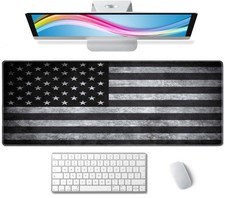 Large American Flag Desk Mat Pad - XL Gaming Mouse Pad, Extended Keyboard Mat 31 picture