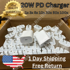 20W USB Type C Power Adapter Fast Charger Cube Block For iPhone iPad Android Lot picture