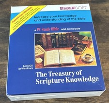 BIBLESOFT PC Bible Study Add-On The Treasury of Scripture Knowledge DOS Windows picture