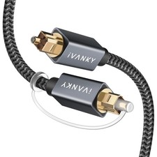 Optical Audio Cable 10ft, Toslink Fiber Optic S/PDIF Digital Audio picture
