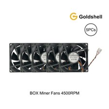 5Pcs 4500RPM Mining Cooling Fans for Goldshell Miner Mini Doge CK/HS/KD/LB BOX picture