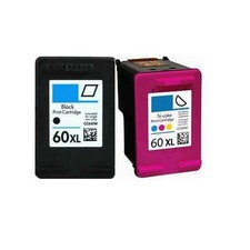 2 Pack Compatible For HP 60 XL Ink Cartridge Combo Photosmart F2430 Printer picture