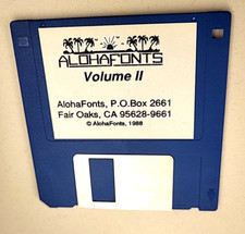 AlohaFonts Vol. II, Commodore Amiga, 3.5