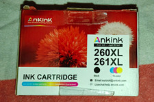 Ankink Compatible 260XL 261XL Ink Cartridges Black Tri-Color for Canon picture