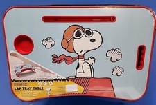Peanuts Snoopy Flyin Ace Red Baron Lap Tray Table Foldable 23.5x15  picture