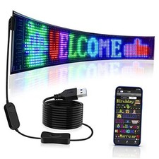 Scrolling Huge Bright Advertising LED Signs, Flexible USB 5V LED Store Sign picture