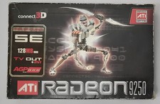 connect3D C3D 6066 AGP Graphics Card (ATI Radeon 9250 SE, 128MB, Retro, 2005, Original Box) picture