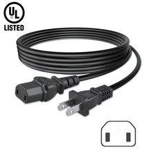 6.6ft UL 2-Prong AC Power Cord For Definitive Technology BP-8020ST SuperTower picture