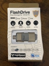 64gb usb flash drive 3.0 Dual Storage for iOS & PC BRAND NEW in a BOX. picture