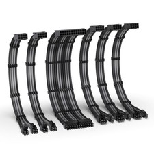 PSU Cable Extension Kit,16AWG Power Supply Extension Cable,1x24Pin/2x4+4 EPS/... picture