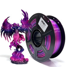 PLA 3D Printer Filament 1.75Mm,Black Blue Purple Pink,1Kg Spool picture