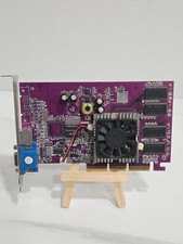 Vintage PNY GeForce4 MX420 AGP 64MB VGA Graphics Video Card TV-Out TESTED RARE picture