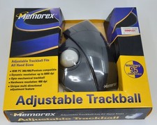 MEMOREX ADJUSTABLE TRACKBALL STATIONARY MOUSE  Windows’ 95 Compatible Open Box picture
