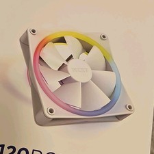 NZXT F120 RGB DUO White Case Fan Dual-Sided RGB Multicolor RF-D12SF-W1 picture