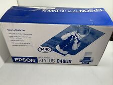 Vintage EPSON Stylus C40UX Ink Jet Printer - NOS Opened Box picture