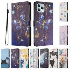 Flip Cat Flower Wallet Cover Case For Sony 1 5 10 VI V VII Itel S23 S25 Ulefone picture
