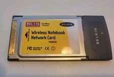 BELKIN Wireless Notebook Network Card Model F5D6020 Version 3000 802.11B 11Mbp picture