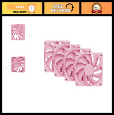 120mm PC Case Fans 4-Pack, High Performance Low Noise, 1500 RPM, PWM, Fluid Dyna picture