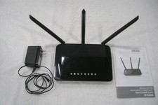 D-LINK DIR-859 Wireless AC1750 Dual Band Wi-Fi Gigabit Router Black Pre-Owned picture