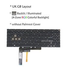 UK Keyboard For MSI MS-1585 MS-1587 MS-158N MS-15K2 MS-17L5 MS-17L7 MS-17LN RGB picture