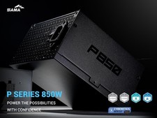 SAMA P850 850W ATX 3.1 Full Modular Power Supply, Cybenetics Platinum Rated, picture