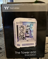 Thermaltake The Tower PC CASE 600 Snow Edition (White) ATX Full Tower  - READ picture