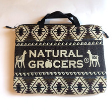 Natural Grocers Laptop Bag Soft Made in Ecuador Wool Padded picture
