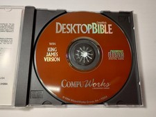 CompuWorks Desktop Bible CD-ROM for Windows King James Version 1994 WizardWorks picture