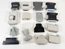 Assorted Lot Of 15 Vintage Computer Cable Adapters & Connectors  As Pictured picture